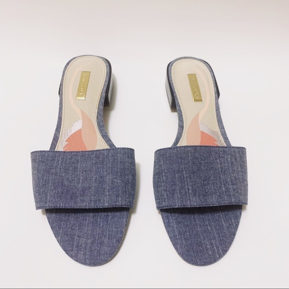 Louise et Cie Shoes - Louise et Cie Denim Aydia Slide Sandals